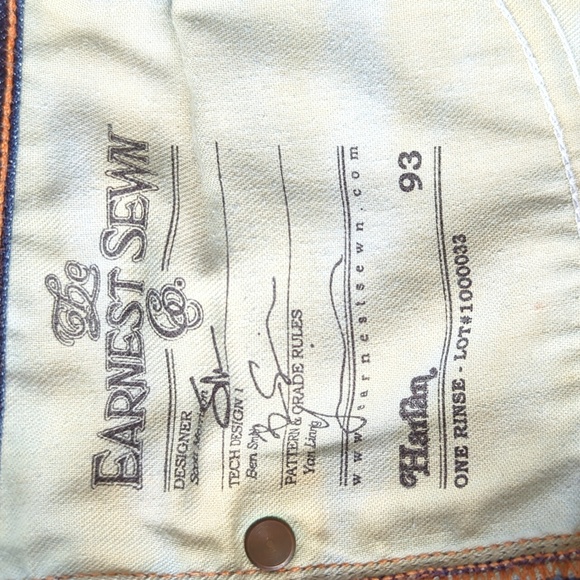 Earnest Sewn Harlan 93 One of a Kind Jean 27 Blue - Picture 3 of 16